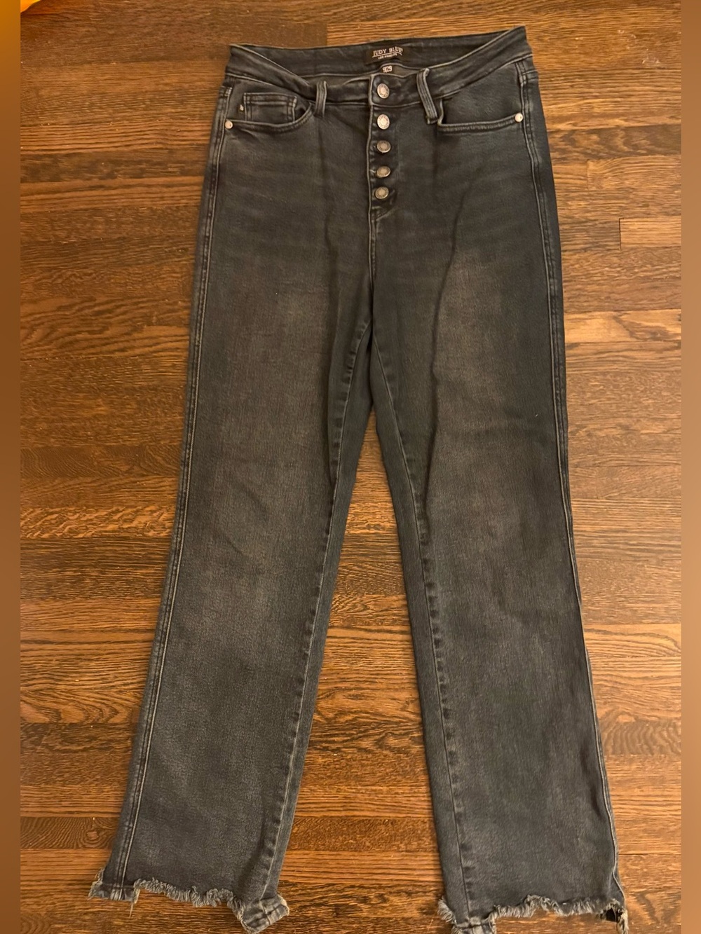 Judy Blue High-Rise dark blue Button-Fly straight leg Women’s Jeans 9/29